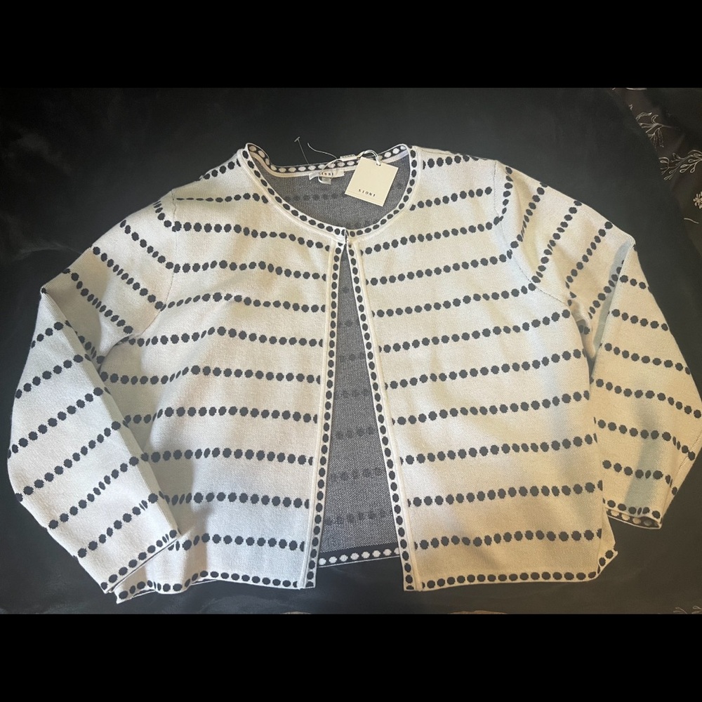 Chic Polka Dot Cardigan